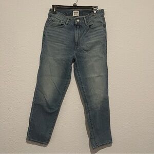 Aritzia Sunday Best Straight Leg High Waisted Medium Wash Denim Jeans Size 6